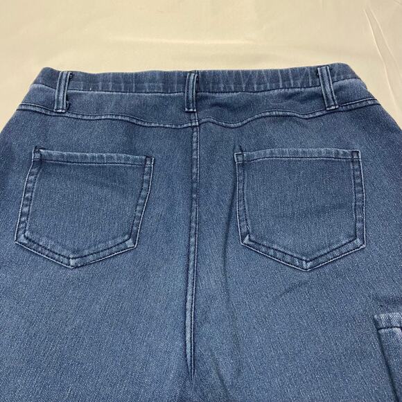 Faded Glory Women's Pull On Jegging Jeans Size 12 Mid-Rise Stretch W32 L 28 1/2 - Picture 4 of 10